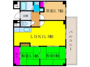 ヴィチ－ノ中豊島の物件間取画像